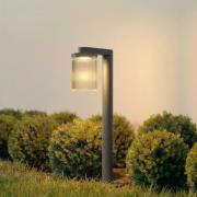 Lucande LED-pylväsvalaisin Beelia, antrasiitti, 60 cm, uurrettu