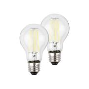LED-lamppu E27 4W kirkas 3000K 840 lm EEK A 2er