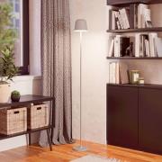 LED-akkuinen terassivalaisin Mannera-L, harmaa, korkeus 140 cm, metall...