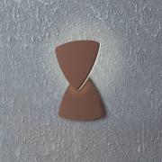 LED-ulkoseinälamppu Pedersano ruosteenvärinen Leveys 14 cm Kolmio