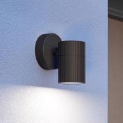 Ulkoseinälamppu Tomelloso, musta, korkeus 12 cm, metalli