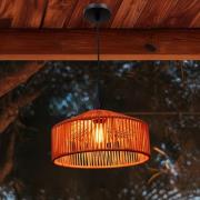 Newgarden Calabardina-riippuvalo, ruskea, köysi, Ø30cm, IP44