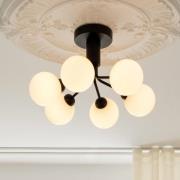 Nuura kattovalaisin Apiales 6, Ø 50 cm, musta/opaalinen