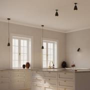 Nuura-riippuvalaisin Anoli Spotti, Ø 10 cm, musta, metalli