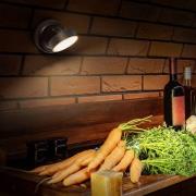 OSRAM LED-akkuvalaisin NIGHTLUX ROUND, musta, kosketusohjaus