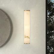 Kylpyhuoneen LED-seinälamppu Wales, kulta/marmoroitu, 35 cm teräs/hart...