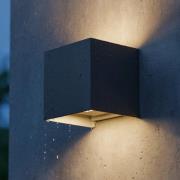 Ideal Lux LED-ulkoseinävalaisin Atom antrasiitti, 10 cm, metallia