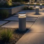 Ideal Lux LED-pollarivalaisin Boeing, antrasiitti, korkeus 15 cm