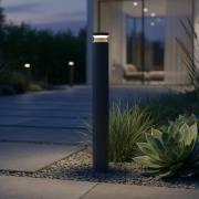 Ideal Lux LED-pylväsvalaisin Boeing, korkeus 100 cm, musta, IP65