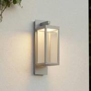 Lucande LED-ulkoseinävalaisin Ferdinand, vaaleanharmaa, IP54