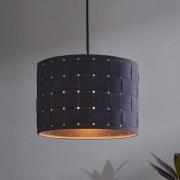 OSRAM riippuvalo Decor Felt Weaving, Ø 28 cm, harmaa, huopa E27