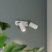 Seinäkohdevalaisin Eye Spot 2-lamppuinen, valkoinen