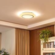 Lindby Ilektra-LED-kattovalaisin Ø50,5 cm kiiltävä