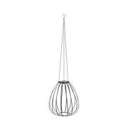 LED-riippuvalaisin Ovia, Ø 42 cm, musta, IP44, himmennettävä.