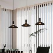 Älykäs riippuvalo Conomavilla-Z, musta 92 cm 3-lamppuinen RGB