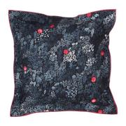 Kurjenmarja tyynynpäällinen 50 x 50 cm Musta-sininen-punainen