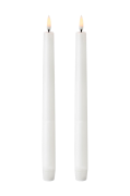 UYUNI LIGHTING - LED-kruunukynttilät - 2,3 x 25 cm, w/switch, 2/pakk.