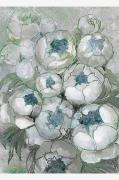Juliste Nuria Bouquet Of Peonies In Teal And Green
