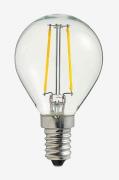Valonlähde E14 LED Filament, pallolamppu kirkas 1 W