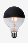 Valonlähde E27 LED -pallolamppu 95 mm, musta kärkipeili 2,8 W