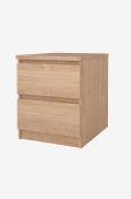 TvilumNaia Yöpöytä 2 laatikkoa- PakettiRuskeaYöpöydät- Homeroom