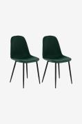 Loft24Ruokailutuoli 2 Pack MillerVihreäTuolit- Homeroom