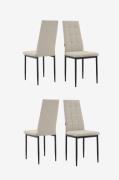 Loft24Ruokailutuoli 4 Pk BeccaValkoinenTuolit- Homeroom