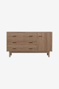 Loft24Sideboard 1 ovi 3 laatikkoa MelanieRuskeaLipastot- Homeroom