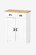 Loft24Säilytyskaappi Toscana 2 ovinenValkoinenKaapit- Homeroom
