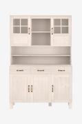 Loft24Buffetkaappi Alby 3 ovea/2 laatikkoa.ValkoinenKaapit- Homeroom