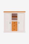 Loft24Highboard Selma 2 ovea/3 laatikkoaValkoinenKaapit- Homeroom