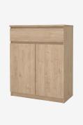 TvilumNaia Sideboard 2 ovea + 1 vetolaatikko - PakettiRuskeaSenkit & s...