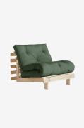 KarupLoungetuoli Roots 90, käsittelemätön runkoVihreäNojatuolit- Homer...