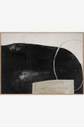 MalerifabrikkenDesign Maalaus / Sort Of Stone / 120x90 Cm / Tammikehys...