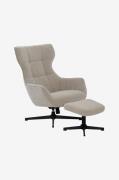 Nordic Furniture GroupNojatuoli ja jakkara WestonBeigeNojatuolit- Home...