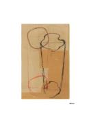 Iittala Aalto art Sketch brown juliste 50x70 cm