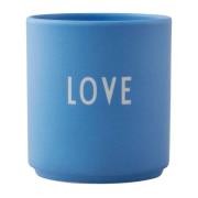 Design Letters Design Letters suosikkikuppi 25 cl Love-sky blue