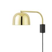 Normann Copenhagen Grant seinävalaisin Brass, pieni - teräs, graniitti