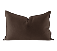 Scandi Living Calm tyynynpäällinen pellava 40 x 60 cm Chocolate Brown