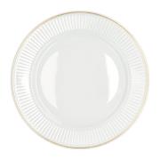 Pillivuyt Plissé lautanen kultareunuksella Ø 28 cm Valkoinen