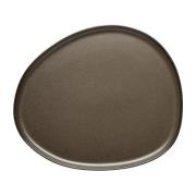 Aida Raw Organic -lautanen 29 x 25 cm Metallic Brown