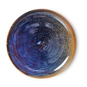 HKliving Home Chef side plate -leipälautanen Ø 20 cm Rustic blue