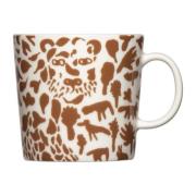 Iittala Oiva Toikka Cheetah -muki 40 cl Ruskea