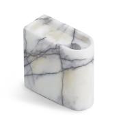 Northern Monolith kynttilänjalka low Mixed white marble