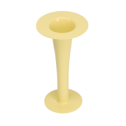 Design Letters Trumpet 2-in-1 vaasi ja kynttilänjalka 24 cm Yellow