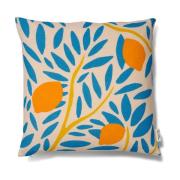 Classic Collection Sunny citrus tyynynpäällinen 50x50 cm Sininen