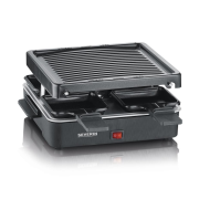 Severin Severin RG 2370 raclette-grilli mini 4 pannua Musta