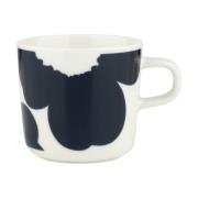 Marimekko Iso Unikko kahvikuppi 20 cl White-dark blue