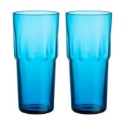 Iittala Solare juomalasi korkea 39 cl 2-pack. Elektrinen sininen