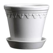 Bergs Potter Københavner ruukku lasitettu Ø10 cm Mineral White